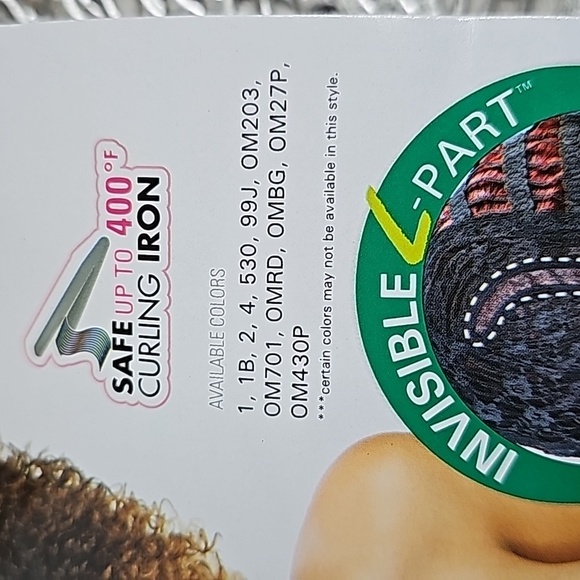 Lace Front Kinky Curly Wig Invisible L-Part Color OM701 - Picture 8 of 12